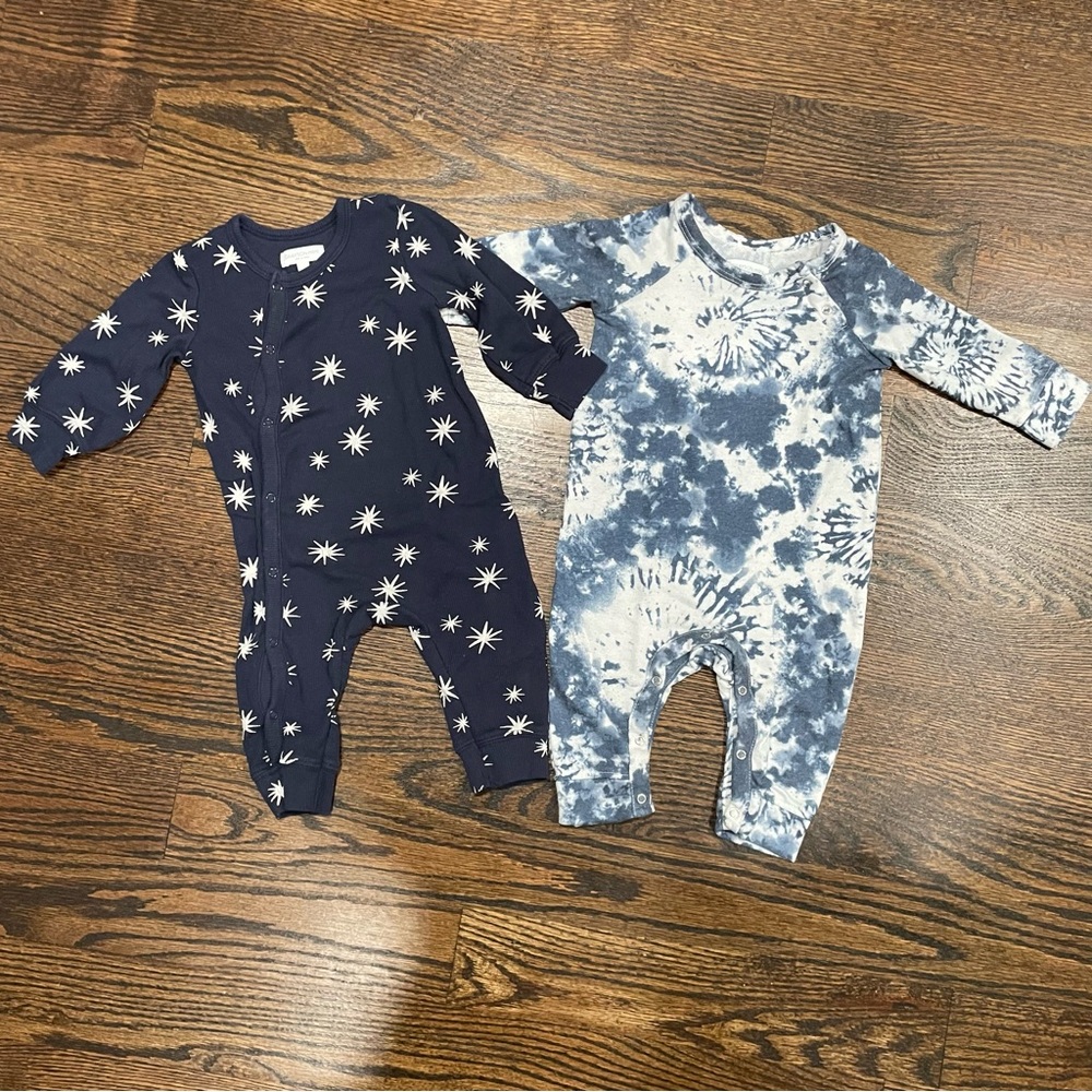 Grayson Mini Rompers (set of 2) 6-9m